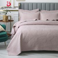 Caldwelllj Bubble Kiss Solid Color Bedspread 3D Printing Cotton Polyester Quilted Bedspreads Quilt Bed Covers Pillowcase Double Queen King