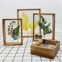 ❇☜ Herbarium DIY photo frame wedding decoration wooden retro photo frame home decoration art mini photo frame easel