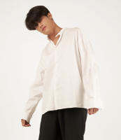 Trimmed - เสื้อเชิ้ตคอจีน Overlap collar shirt