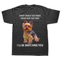 Funny Yorkshire Terrier Dog T Shirts Graphic Cotton Streetwear Short Sleeve Birthday Gifts Summer Style T shirt Mens Clothing XS-6XL
