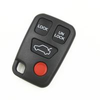 4ปุ่มรีโมท Fob กุญแจรถเปล่าสำหรับ Volvo S70 V70 C70 S40 V40 XC70เปลี่ยนรถ Key Shell Case Cover