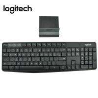 LOGITECH K375s แป้นพิมพ์ไร้สายอุปกรณ์หลายอุปกรณ์และขาตั้งคอมโบ (920-008250)