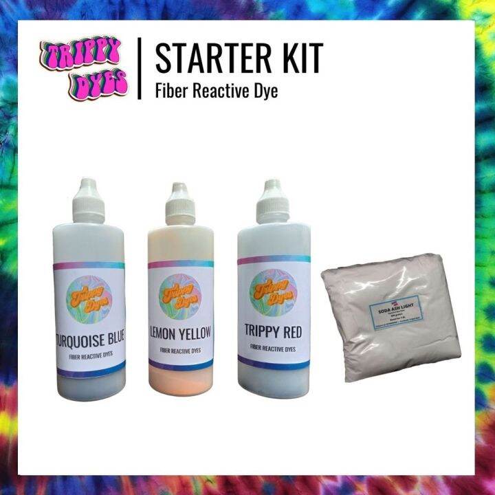 djjjd Tie Dye Ink Set (Starter Kit Fiber Reactive Dyes From Trippy