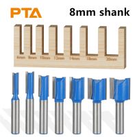 【DT】hot！ 8mm Shank Wood Router Bit 45 Degrees Tungsten Carbide End Mill Straight Milling Cutter for Woodworking Tools