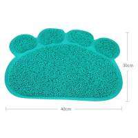 Home &amp; Garden Cats Litter Trapping Mats Pads 30*40cm PVC Elastic Fiber Mats for Cats Litter Boxes NEW