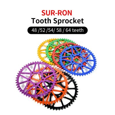 For SUR-RON Light Bee S X 48T 52T 54T 58T 64T Tooth Plate Sprocket Wheel E-bike Off-road Dirtbike Motorcycle Accessories SURRON