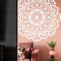 70cm - 110cm Stencil For Painting Wall Decor Template To Paint Plaster Brick Decorative Larges Giant Mandala Huge Round S384 Rulers  Stencils