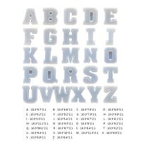 ซิลิโคนตัวอักษรแม่พิมพ์ขนาดใหญ่26ตัวอักษรแม่พิมพ์อีพ็อกซี่เรซิ่นแม่พิมพ์สำหรับ DIY หัตถกรรมวันเกิดงานแต่งงานตกแต่งบ้าน