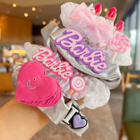 Barbie princess sheadline hair rope bowknot Scrunchies cartoon Hair Ties girl cute little headdress