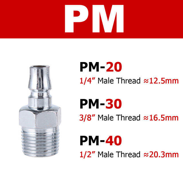 Pneumatic Fitting C Type Hose Quick Connector High Pressure Coupler 