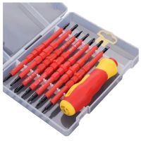 Home Repair Tool Set Electrician Insulated Screwdriver Set Electrical Hand Tool Kit Multifunctional Screw Opening Tool