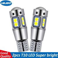 2X T10 Aslent โคมไฟ Led W5W 3030 Smd 168 194ไฟสีขาวสีเหลืองอำพันคริสตัลสีน้ำเงินสีแดงขนาด12โวลต์