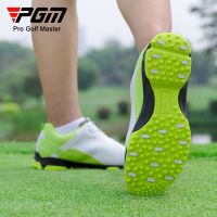 New Mens Casual Shoes PGM Golf Sneakers Mens Waterproof Breathable Sports Shoes Rotating Button Shoelaces Anti-Slip Sneakers