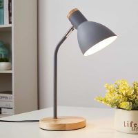 Wood Creative Table Lamp Nordic Flex Desk Light Art Simple LED E27 Lights/Eye Protection Reading Living Room Bedroom Home Decor