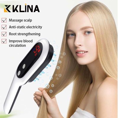 【CC】 KLINA Electric Hair Growth Comb Infrared Anti-Hair Loss Treatment Massager Tools