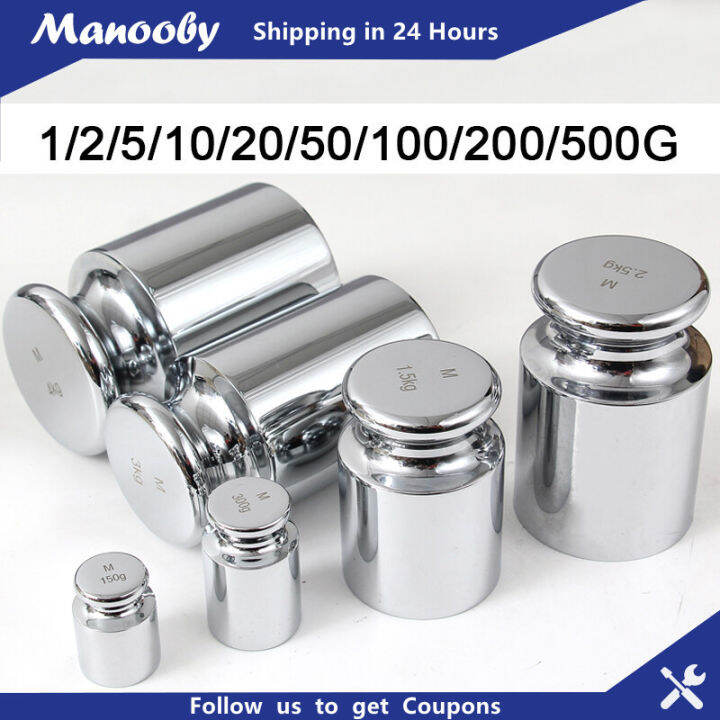 Manooby Scale Calibration Weight Kit 1g 2g 5g 10g 20g 50g 100g 200g