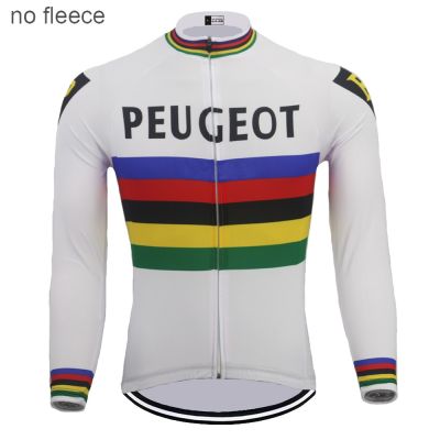 Retro long sleeve man cycling jersey Winter Fleece or no Fleece cycling clothing MTB go pro wear bike jersey maillot ciclismo