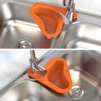 【CW】 Fruit and Vegetable Drain Basket Leftover Sink Strainer Organizer Tidy Accessories