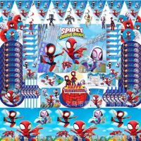 Spiderman And His Amazing Friends Hulk Boys Birthday Party Decor Super Hero Spidey Cup Plate Banner Balloons Baby Shower Supplie Balloons