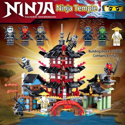 810pcs Ninjago Temple Ninjago Building Blocks Bricks Kids Toys Childrens Birthday Gifts ของเล่นตัวต่อ ชุดนินจา สำหรับเด็