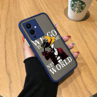 เคสโทรศัพท์เคส Infinix Note 12 Pro 5G Samsung Galaxy S21 FE 5G มีน้ำค้างแข็งโปร่งใสอนิเมะลูฟี่การ์ตูนเด็กชายเคสป้องกันกล้องคลุมทั้งหมดเคสใส่โทรศัพท์แข็ง