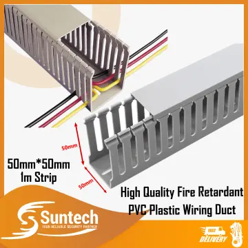 Trunking Cover Electric Wire Floor Cable PVC Wiring Duct Rectangular  Plastic Ducting PVC Plastic Trunking - China Slotted Wire Duct, PVC Wiring  Duct