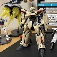 อะนิเมะสินค้า Bandai แท้ดั้งเดิมป้อมมิติสุดๆ YF-19 HG ทางลัดเปลี่ยนหุ่นประกอบของเล่นแอ็คชั่นตุ๊กตา