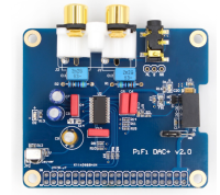 I2S Interface PiFi DIGI DAC + HIFI DIGI ดิจิตอลการ์ดเสียงสำหรับ Raspberry Pi 4รุ่น B/3B +/ 3B /2B / B +, Raspberry Pi Dac +