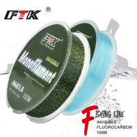 FTK 100m Invisible Fishing Line Speckle Carp Monofilament Line Super Strong Spotted Line Sinking 0.20mm-0.50mm 4.13LB-34.32LB