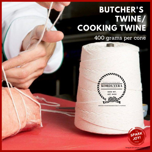 KORDYLERA Butchers twine lechon string cooking twine natural cotton
