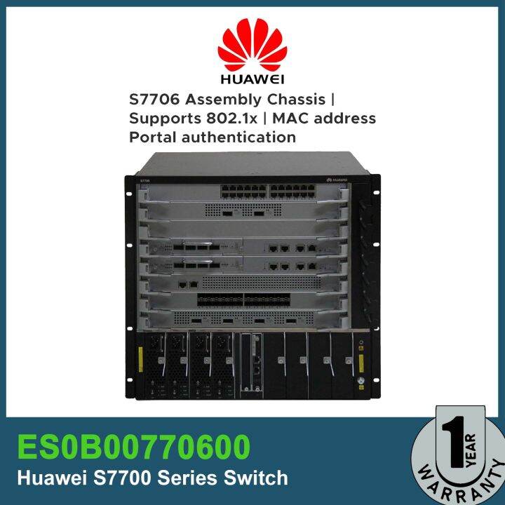 ES0B00770600 Huawei S7700 Series Switch S7706 Assembly Chassis UOM