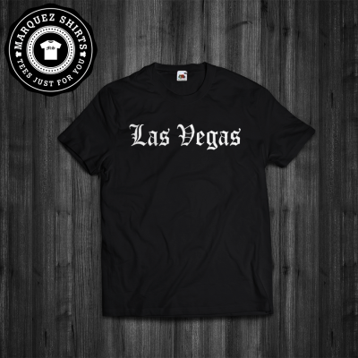 T-Shirt Gaya Musim Panas Las Vegas Nevada Kaus Inggris Tua Diskon Besar-Besaran Kaus Katun 100% Kustom Remaja Aldult Uniseks S-4XL-5XL-6XL