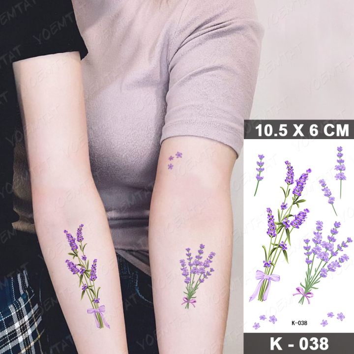 waterproof-temporary-tattoo-sticker-watercolor-romantic-lavender-flowers-flash-tatoo-arm-wrist-fake-tatto-for-body-art-women-men