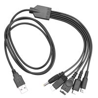 Durable USB Charger Cable Wear-resistant 5 in 1 USB Charging Cable Gaming Accessories Fit for Nintend NEW 3DS XL NDSLite