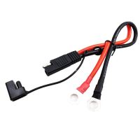 Motorcycle 10AWG SAE Cable SAE to O Ring Power Adapter Charging Cable Dropship