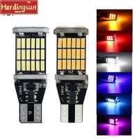 Hardingsun 45SMD T15 1X 4014 Canbus ไฟเบรครถ LED ย้อนกลับสัญญาณสำรองไฟตัดหมอกไฟติดรถยนต์