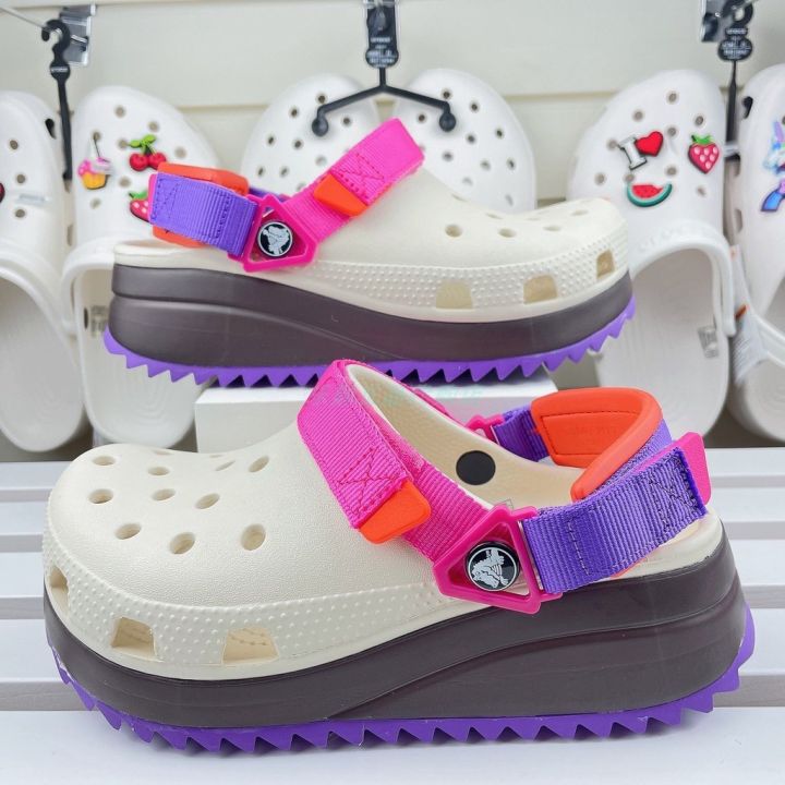 crocs-hiker-clog-รองเท้าลําลอง-สวมหุ้มข้อ-ทําจากโฟม-croslitetm-ใส่สบาย-สไตล์คลาสสิก-dd