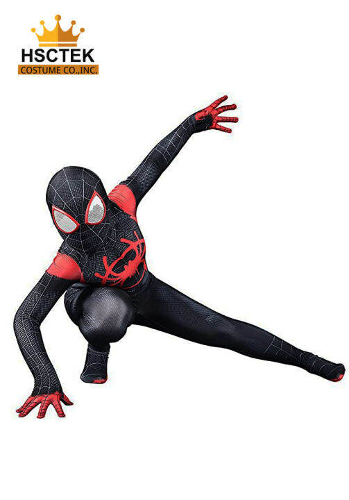 decorseason-costume-inc-ชุดสไปเดอร์แมน-miles-morales-into-the-spider-verse-spider-man-ชุดซุปเปอร์ฮีโร่-ชุดแฟนซีเด็ก