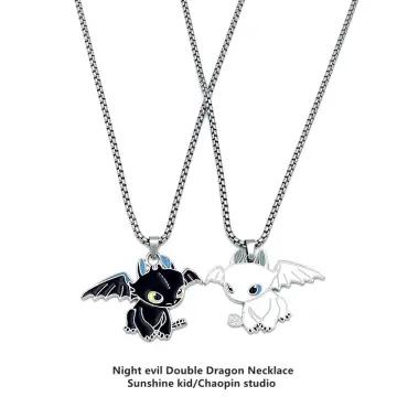 4pcs/set Trendy Cute Exquisite Pendant Necklaces, Creative Heart-shaped  Animal Dragon Eagle Necklace, Anniversary Birthday Holiday Party Gift For