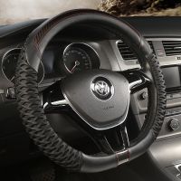 Car Steering Wheel Cover D Shape For VW GOLF 7 2015 POLO JATTA Passat Tiguan For Nissan Qashqai J11 X-trail T32 2015- 2017 2018 Steering Wheels Access