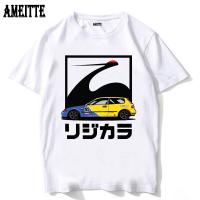 Jdm Civic Eg Hatchback Spoon Sports Apparel Tshirt New Men Anime Cartoon Art Tshirts Boy Tshirt Tees