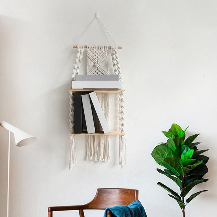 1-pcs-hanging-storage-tassel-tapestry-for-books-potted-plants-shelf-living-room-wall