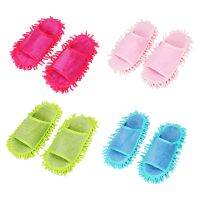 Microfiber House Cleaning Brush 1Pair Cleaning Cloth Novelty Slippers Style Mops Floor Ground Cleaning tools Lazy Slippers