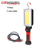 LIZHOUMIL ไฟฉายแรงสูงสำหรับงาน Led แบบพกพาไฟ700lm กันน้ำ Usb ไฟฉายทรงซังข้าวโพดตะเกียงตั้งแคมป์พร้อมตะขอ