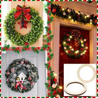 Wood Wreath Frame Crafts DIY Christmas s Day Easter Holiday Wreath Wall Home Decor