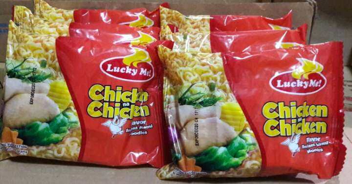 Lucky Me Chicken Na Chicken Flavor Instant Mami Noodles 55g X 6pcs