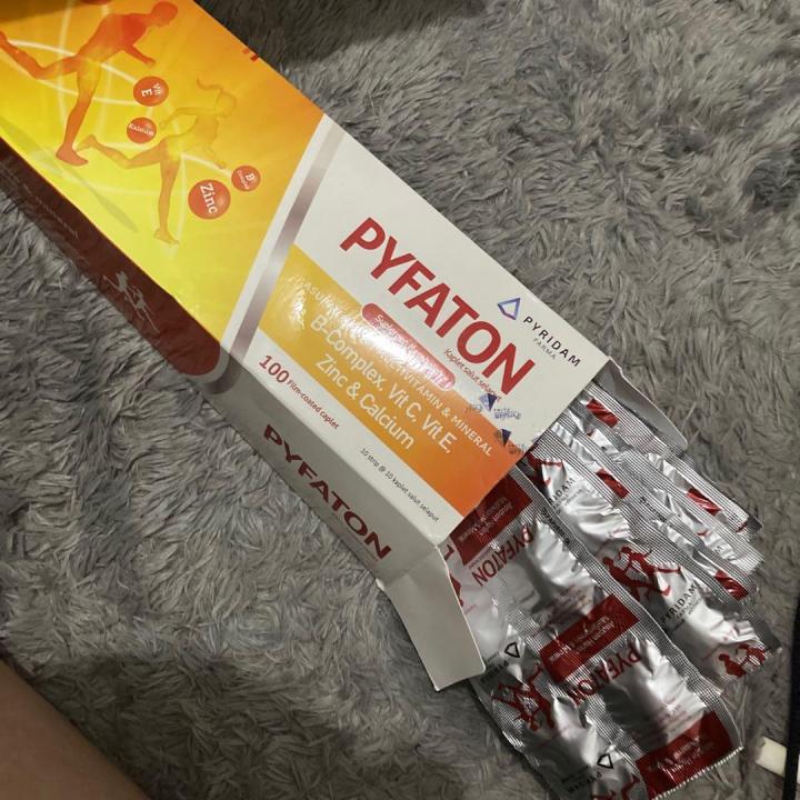 Pyfaton Suplemen Multivitamin dan Zinc - 10 Kaplet / 1 STRIP | Lazada ...