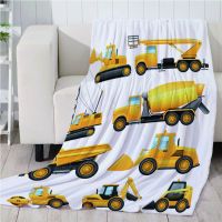 Car Excavator Crane Plane Super Hero Anime Blanket Mat Bedspread Fleece Throw Blanket Sofa Soft