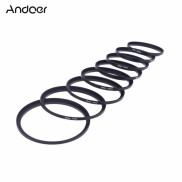 Andoer 8pcs Filter Step Up Rings Adapter 49-52-55-58-62-67-72-77-82mm 49mm