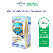 Thùng 48 hộp sữa dinh dưỡng bổ sung sữa non 110ml MC Colos Mộc Châu Milk
